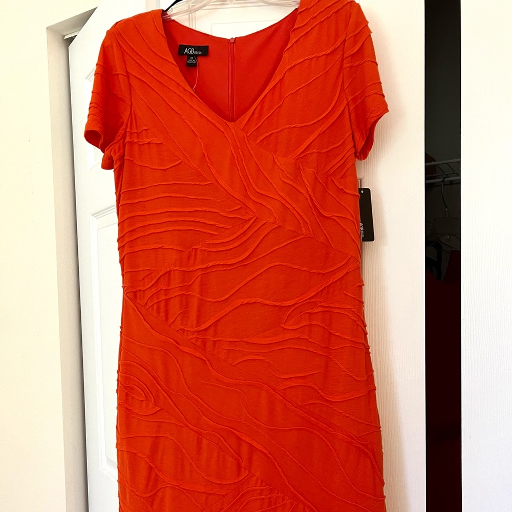 Orange dress - knee length